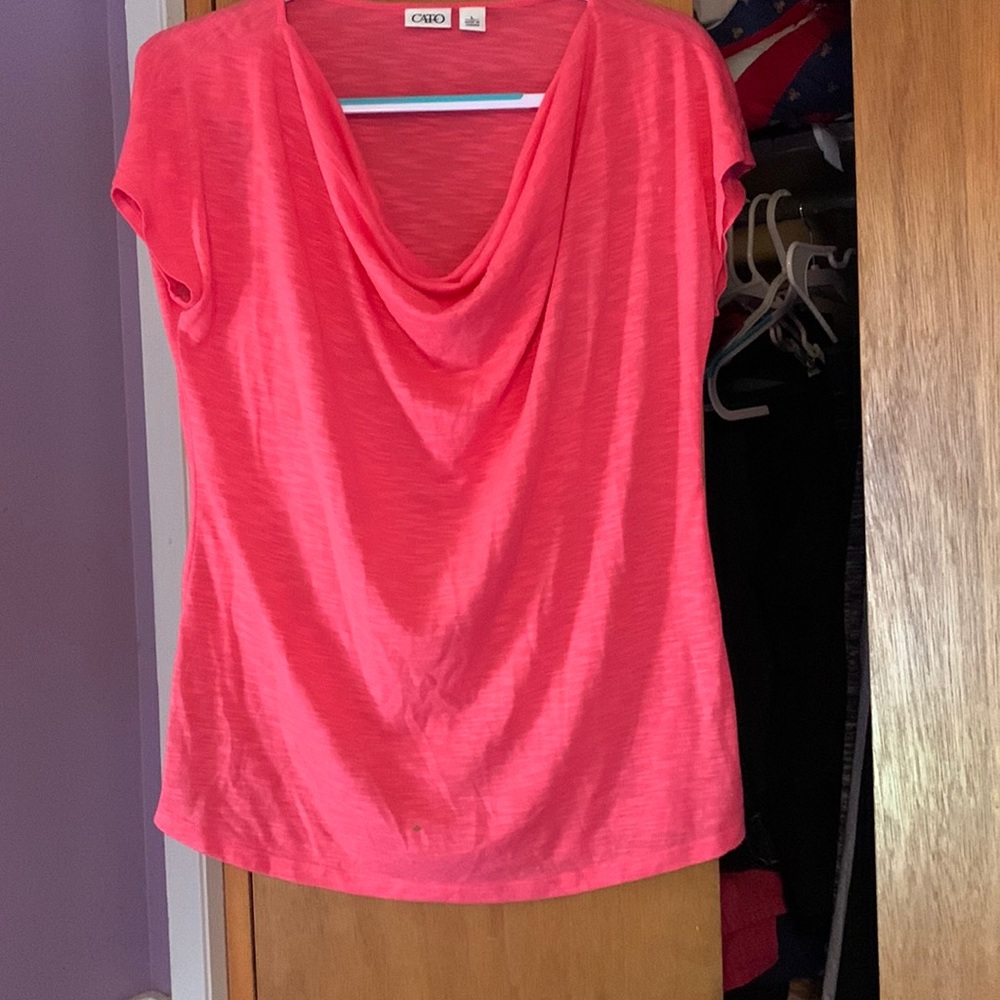 Drape neck blouse